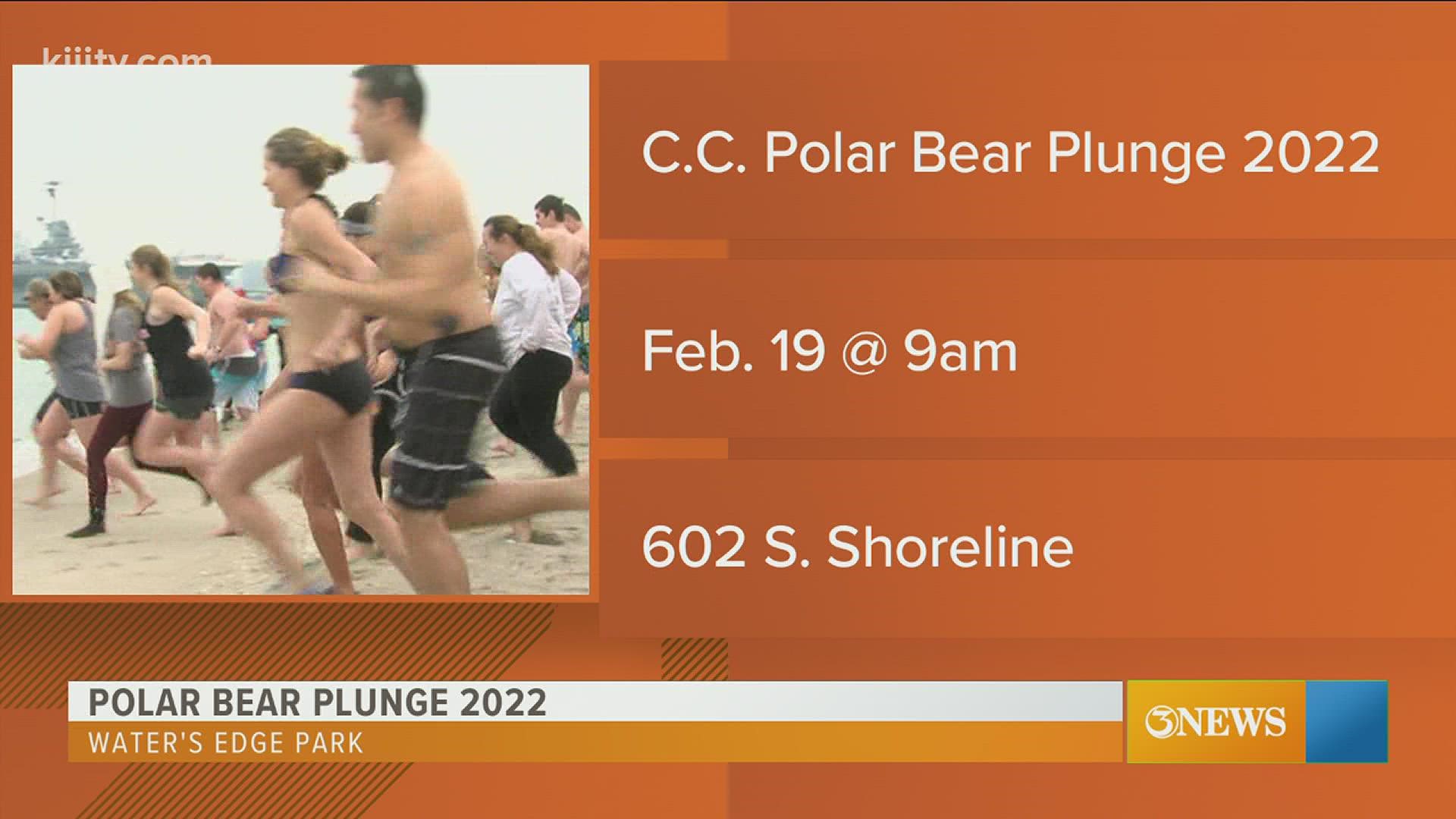 The plunge will happen Saturday morning, Feb. 19 at 9 a.m. at Water's Edge Park.