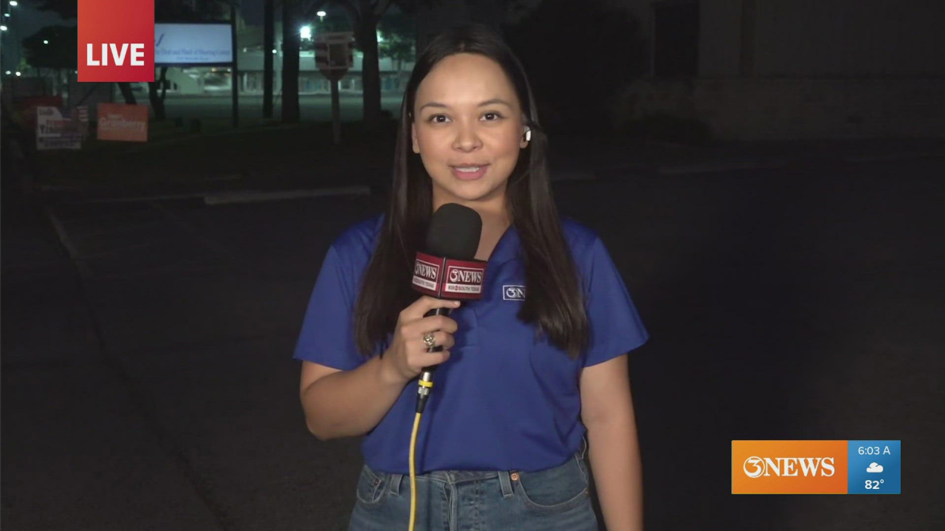 Madeline went live from the Deaf and Hard of Hearing Center- just one of many available voting centers in Nueces County- for her live shot this Election Day.