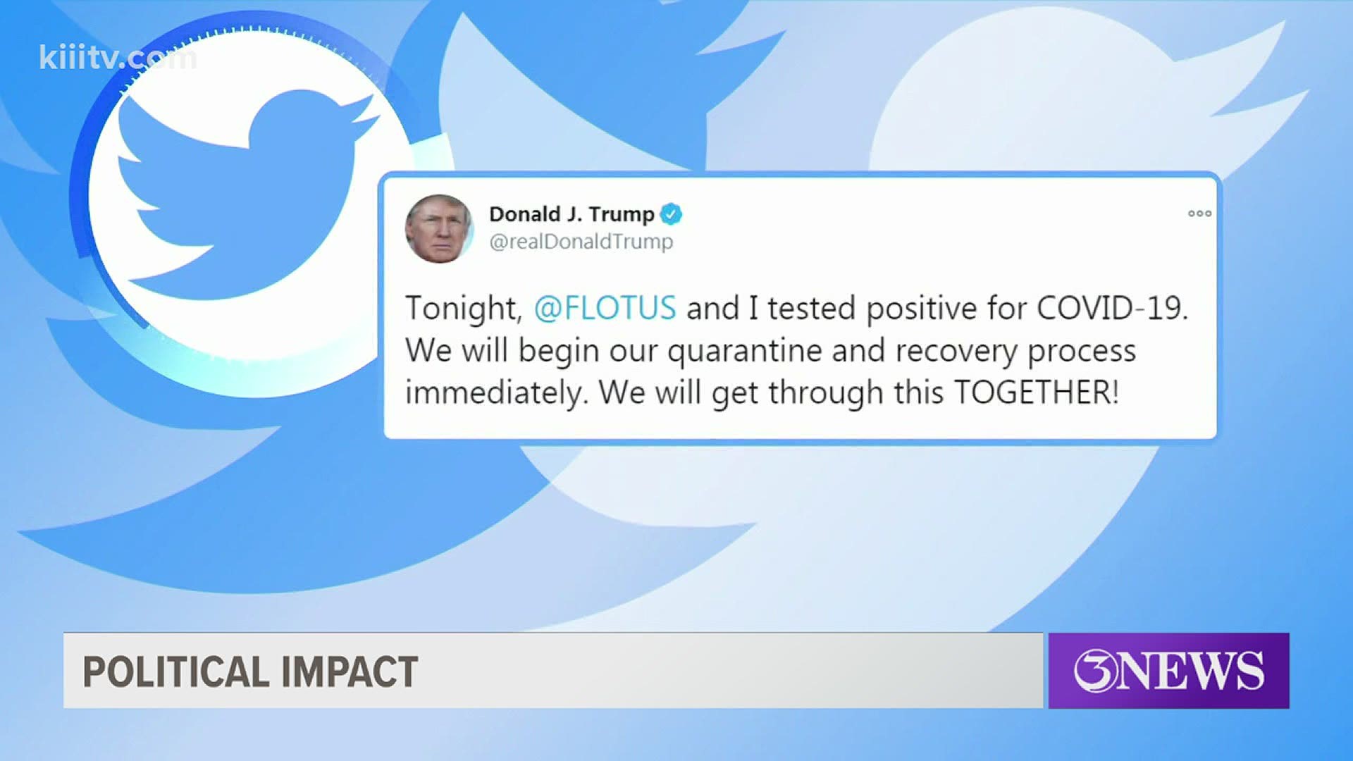 The news that the President tested positive for COVID-19 has stunned Americans. Will this impact support for the president? Here’s what local political experts say.