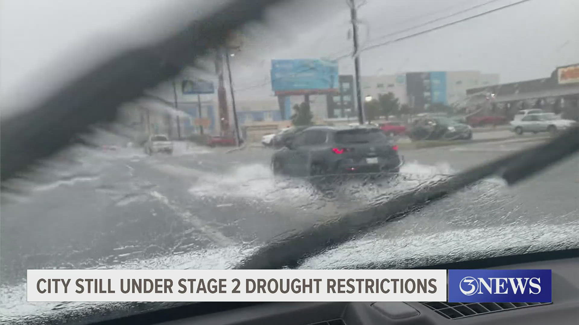 Esteban Ramos with Corpus Christi Water said it would take 10 inches of rain in the right places to get out of Stage 2.