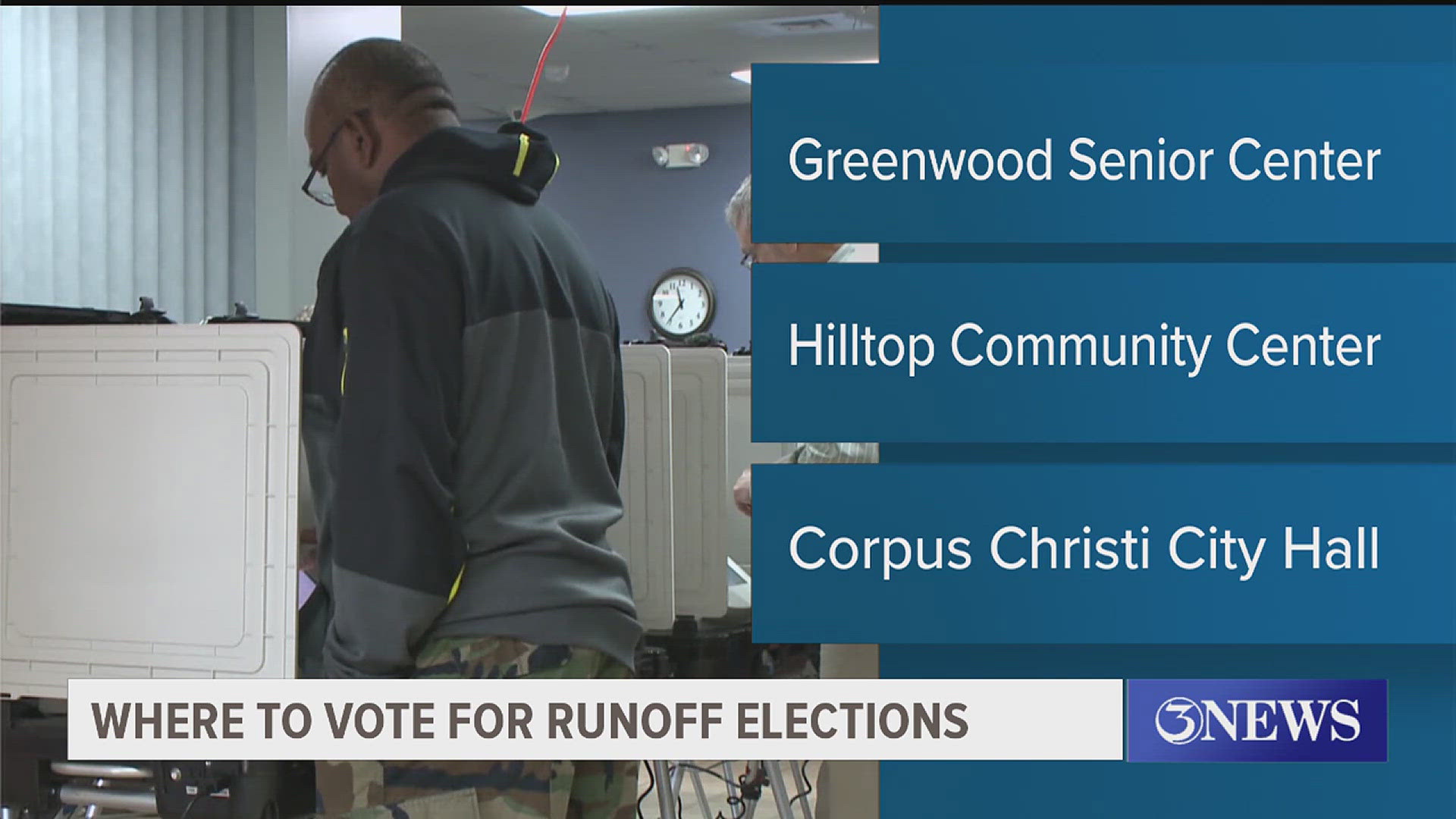 The last day to vote in the runoff election is Saturday Dec. 14.