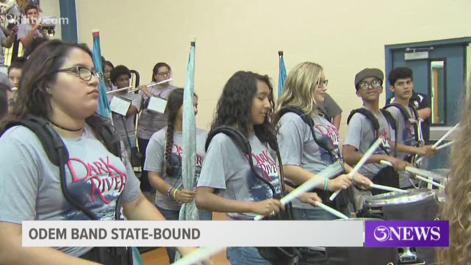 The Odem High School band is competing in the state marching contest.