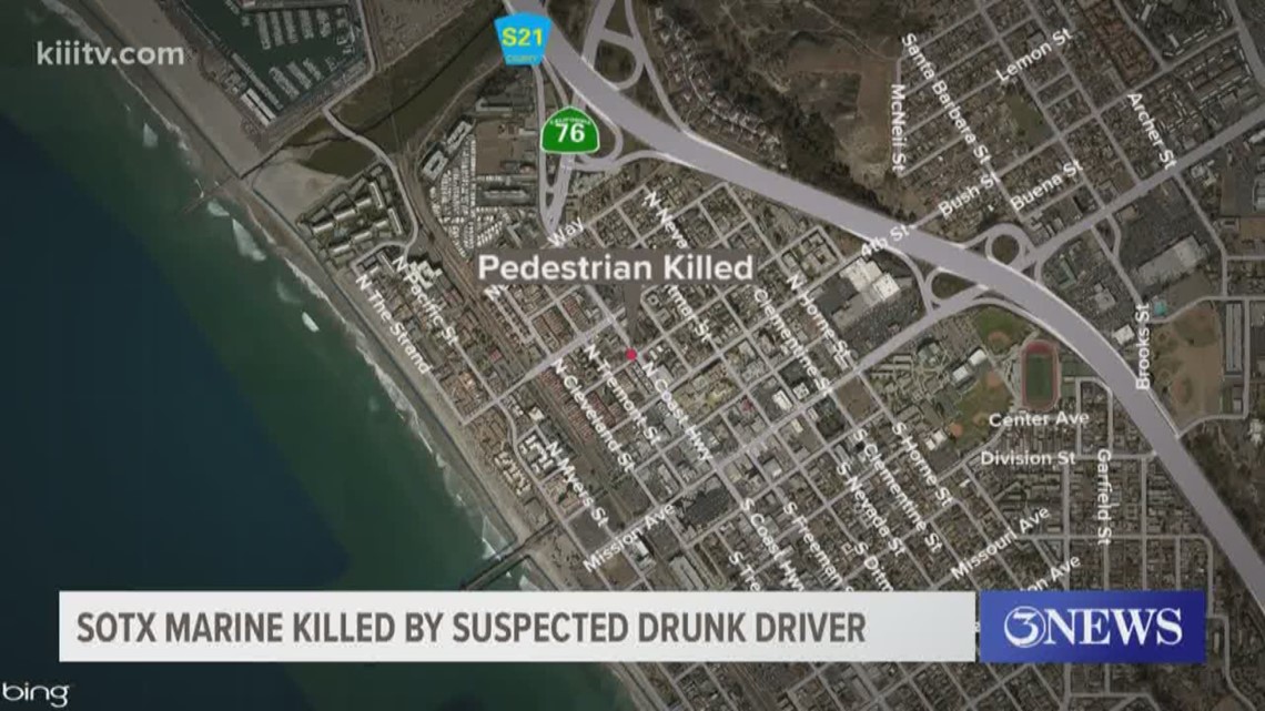 Active duty Marine from Kingsville killed in pedestrian accident