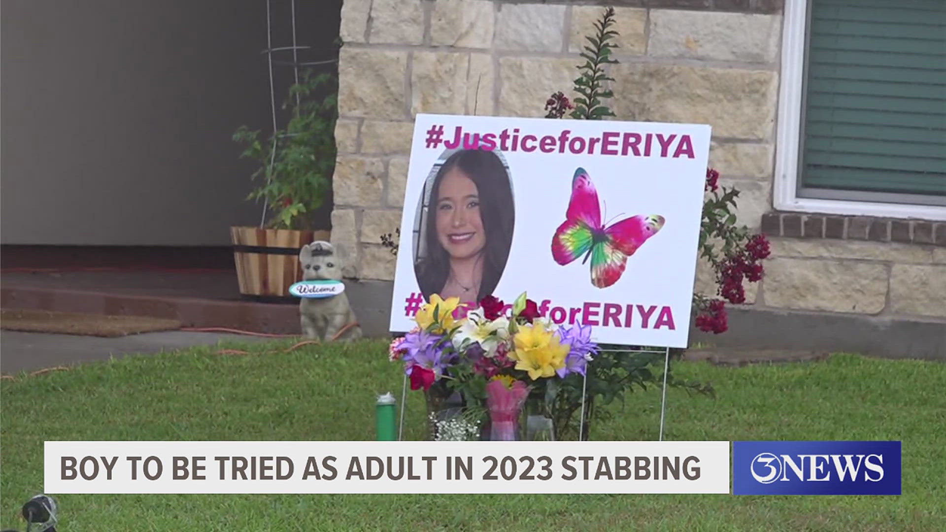 15-year-old Eriya Ruiz was stabbed and left for dead outside of her home on Pennine Way by her then boyfriend in June 2023.