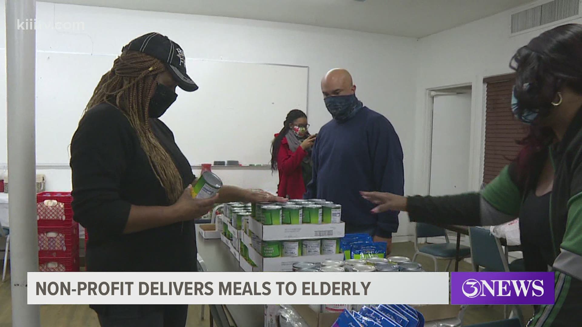 Texas Association of Black Personnel in Higher Education and other local organizations delivered meals to senior citizens.