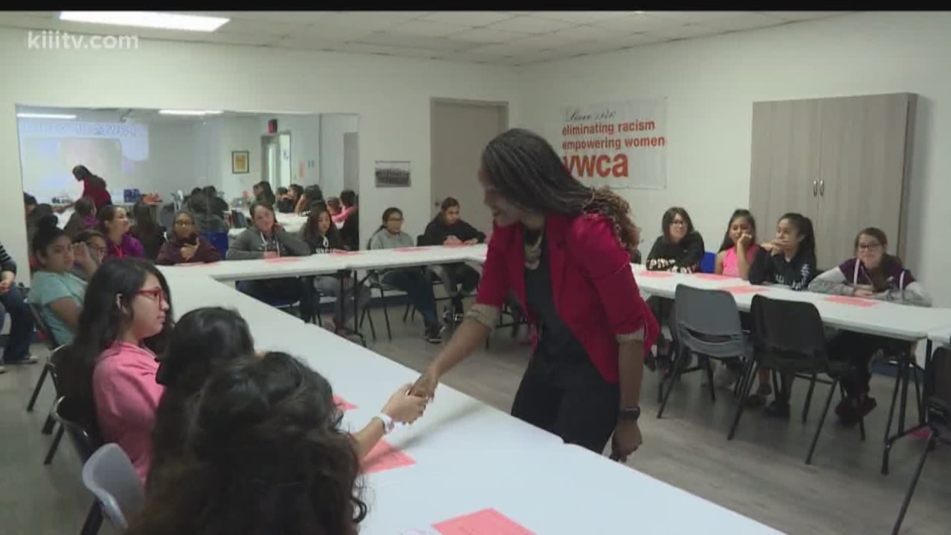 Everyday, the preteens took over the YWCA to listen to local women in leadership positions. 