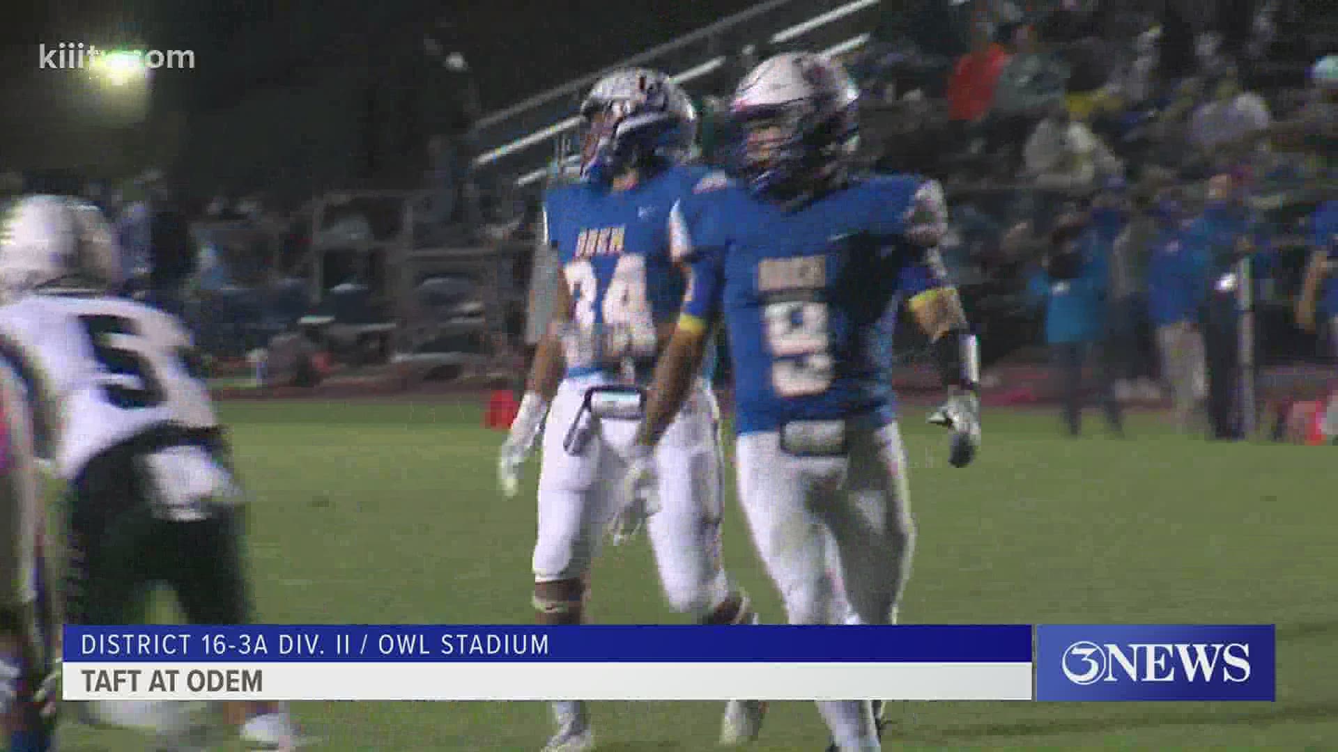 Odem holds off rival Taft; Refugio blanks Kenedy in district play (Courtesy: Rio Sports Live)