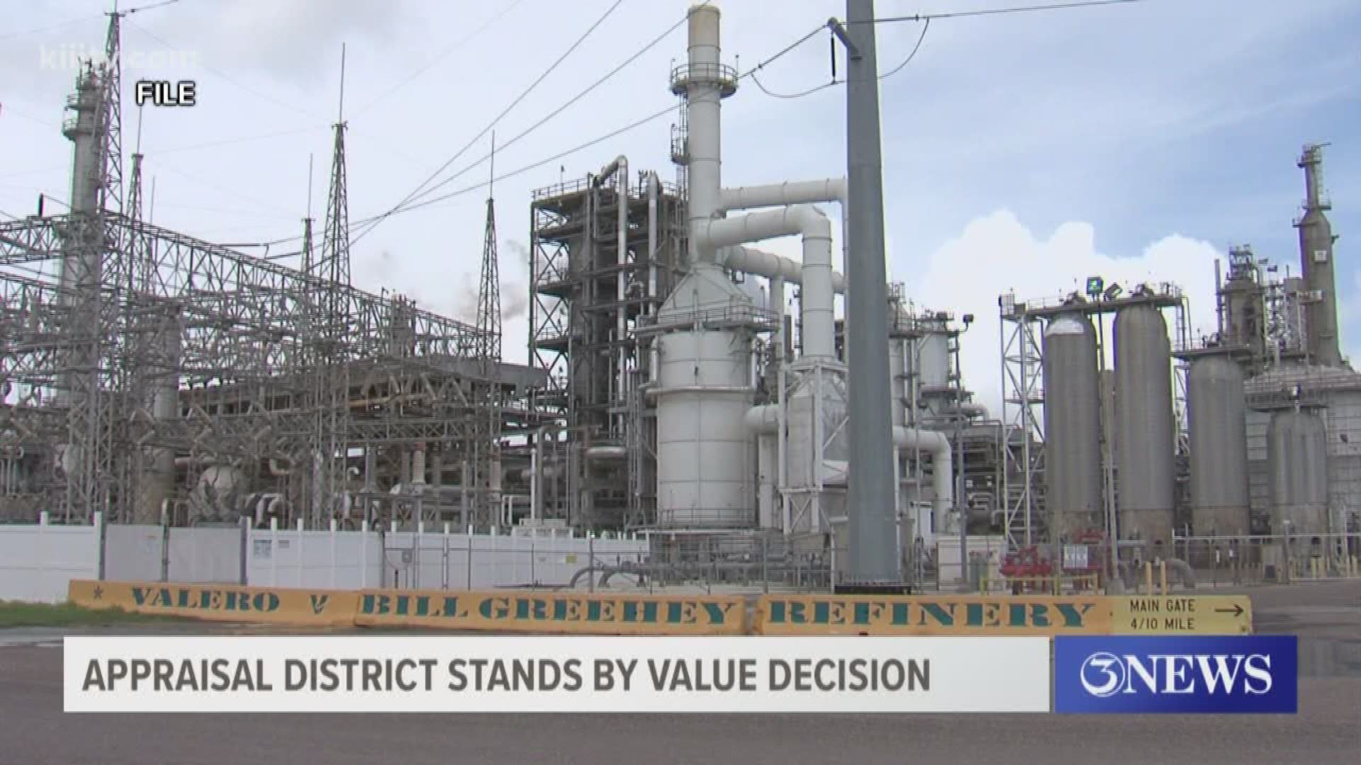 Chief Appraiser Ronnie Canales said he stands by his decision to deem the Valero property in Corpus Christi at $1.2 billion.