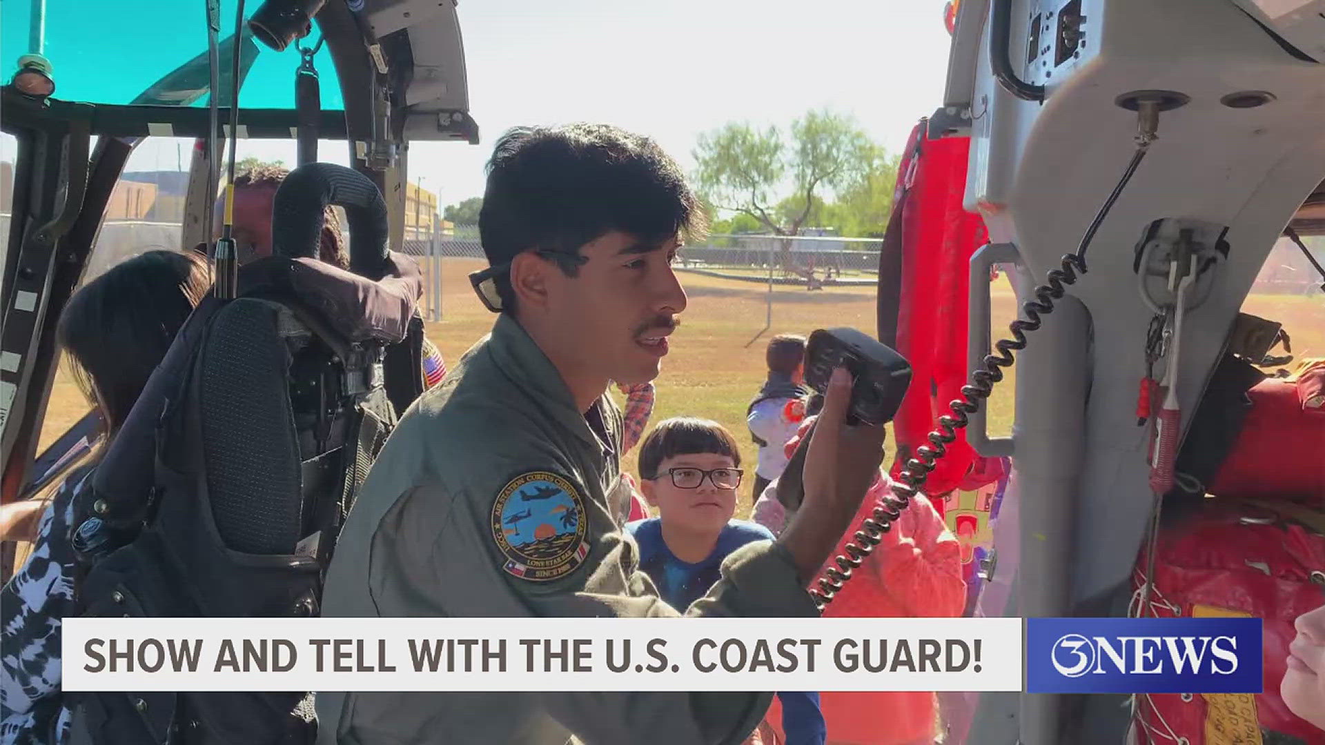 The students got to learn all about the teamwork that goes into everything the Coast Guard does.