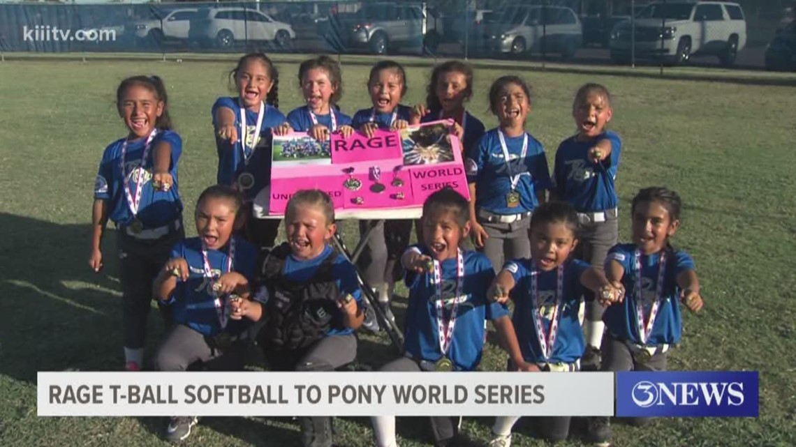 Local 56yearold Tball softball team headed to Pony League World