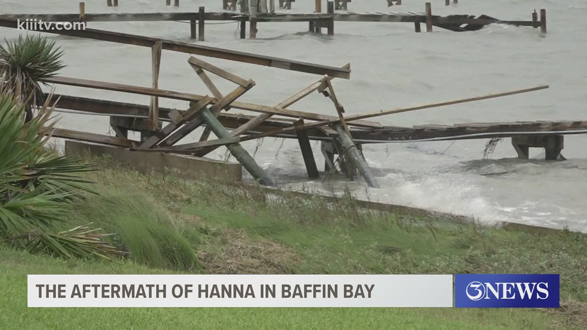 As 3 News continues to monitor areas across the Coastal Bend and their aftermath from Hurricane Hanna, residents continue to pick up the pieces.