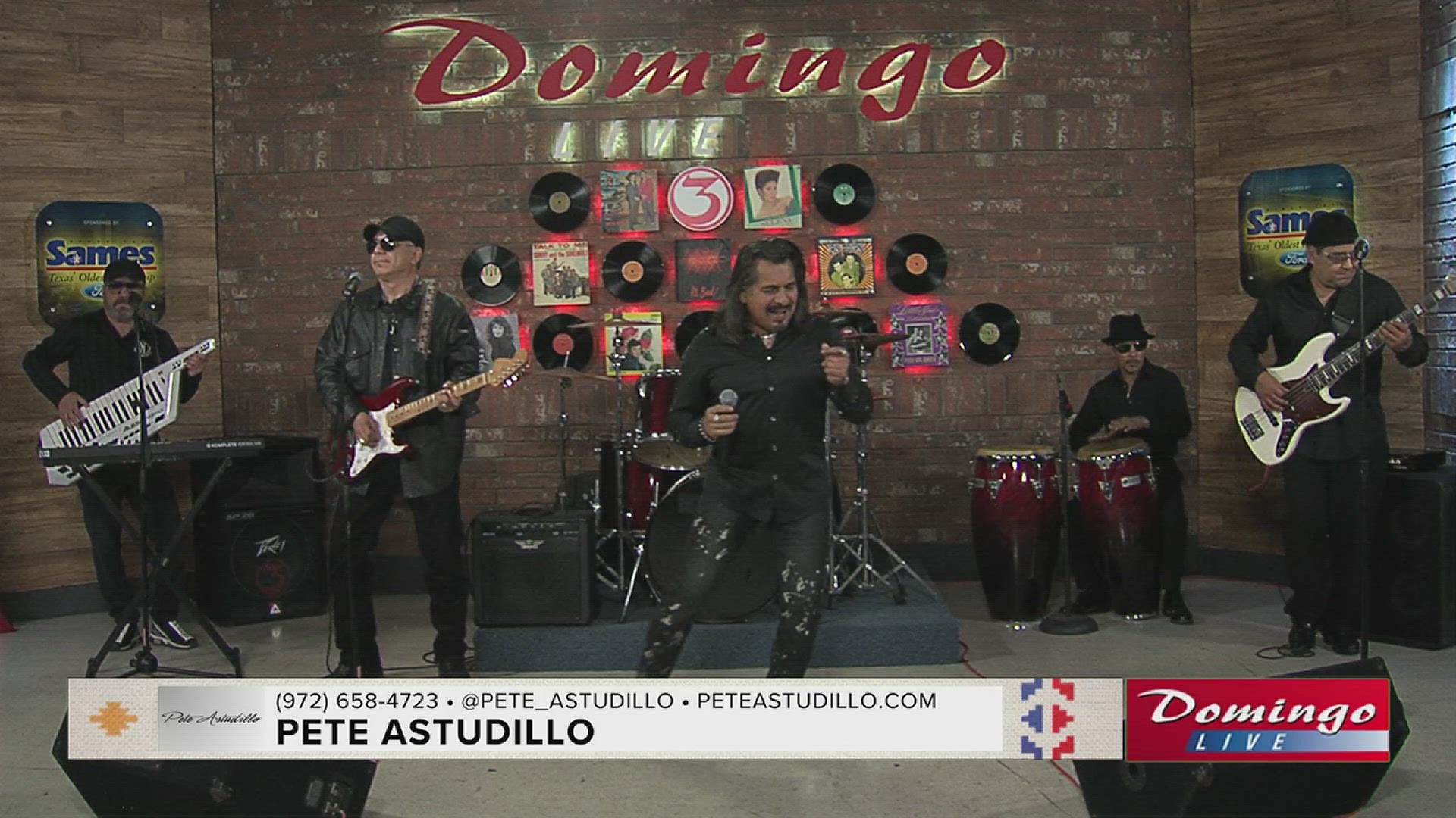 Pete Astudillo and several generations of his backing band joined us on Domingo Live to perform his iconic single "Porque Le Gusta Bailar Cumbia."