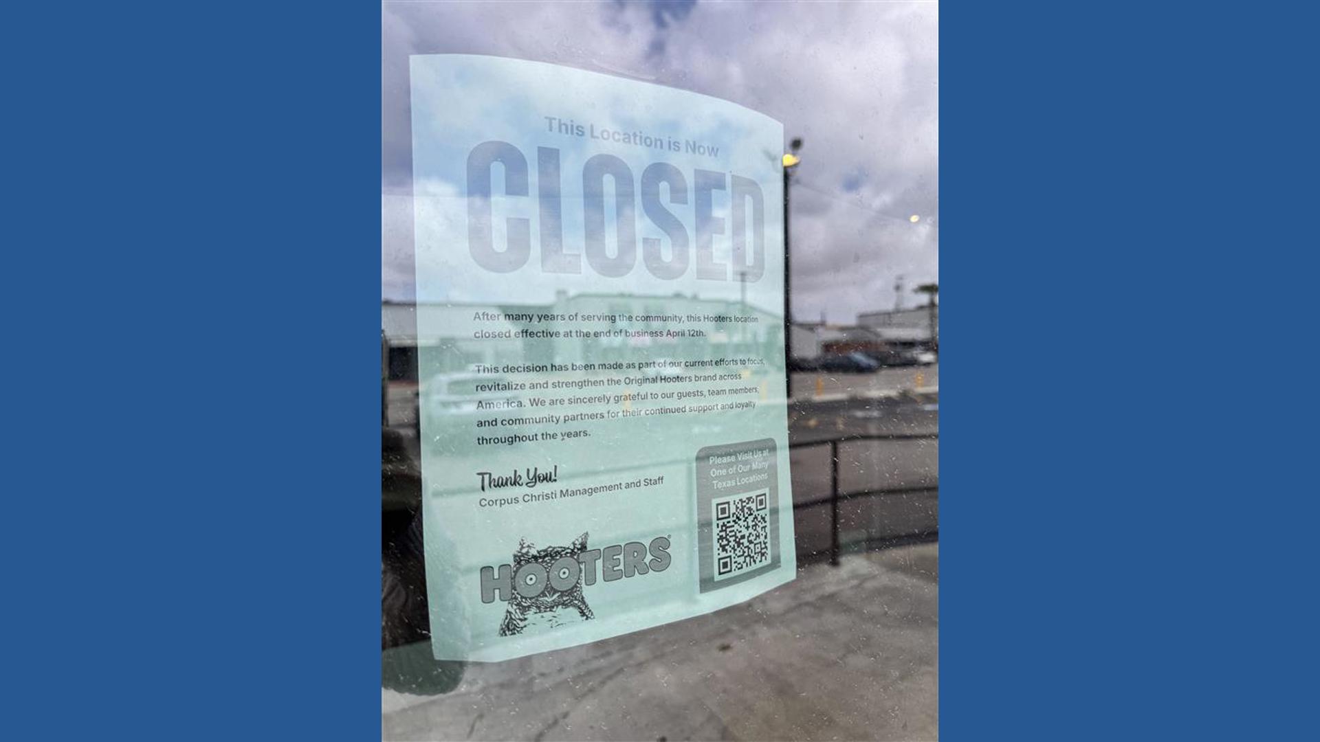 Hooters closes again after reopening in Corpus Christi | kiiitv.com