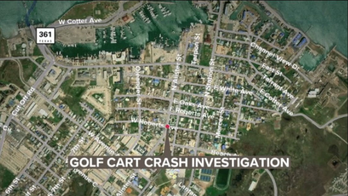 Golf cart crash victims were in Port Aransas to celebrate family member