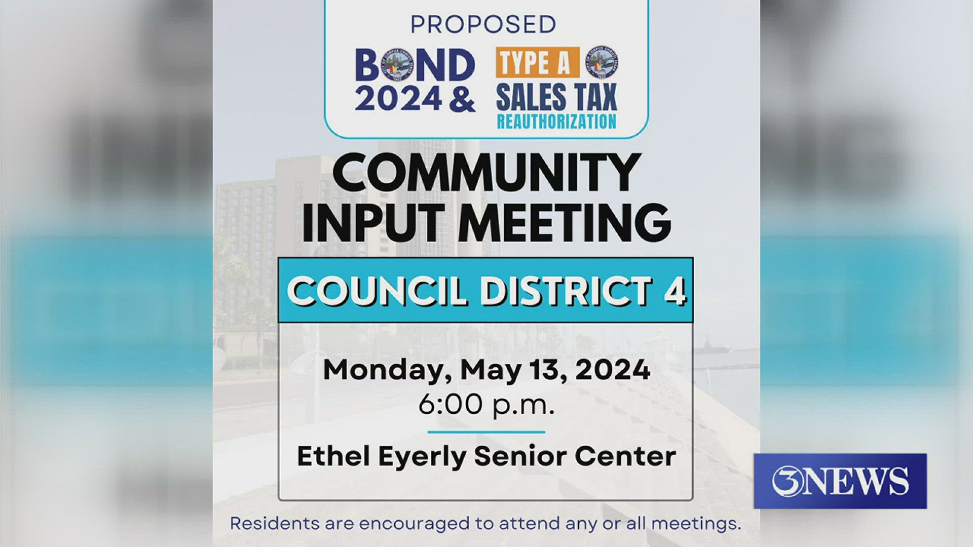 The meeting is being held at the Ethel Eyerly Senior Center at 6 p.m.