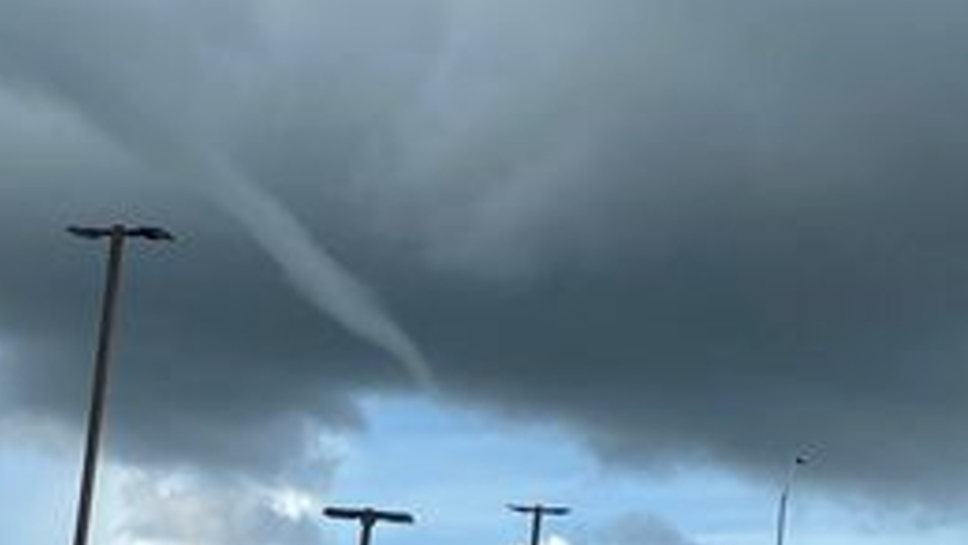 Tropical funnel clouds near Corpus Christi