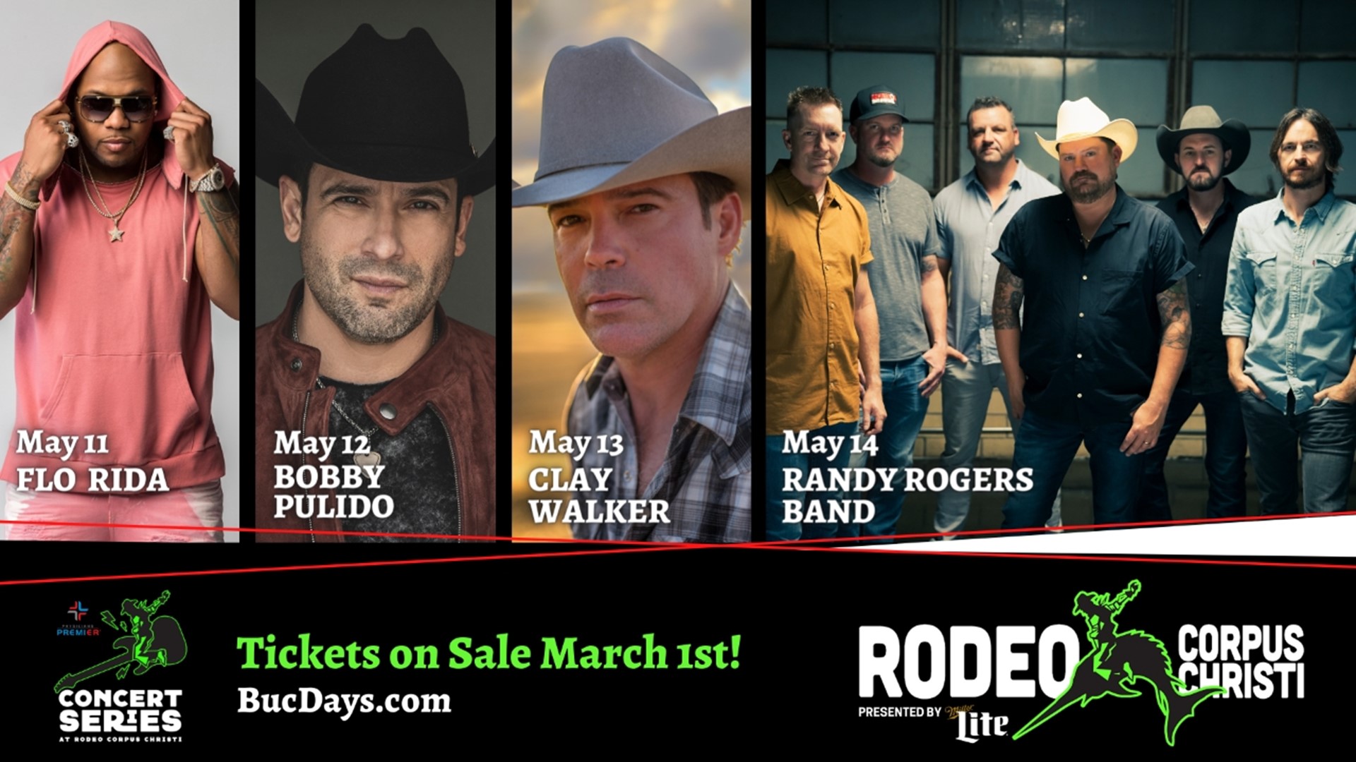 Buc Days Rodeo Concert Series lineup announced