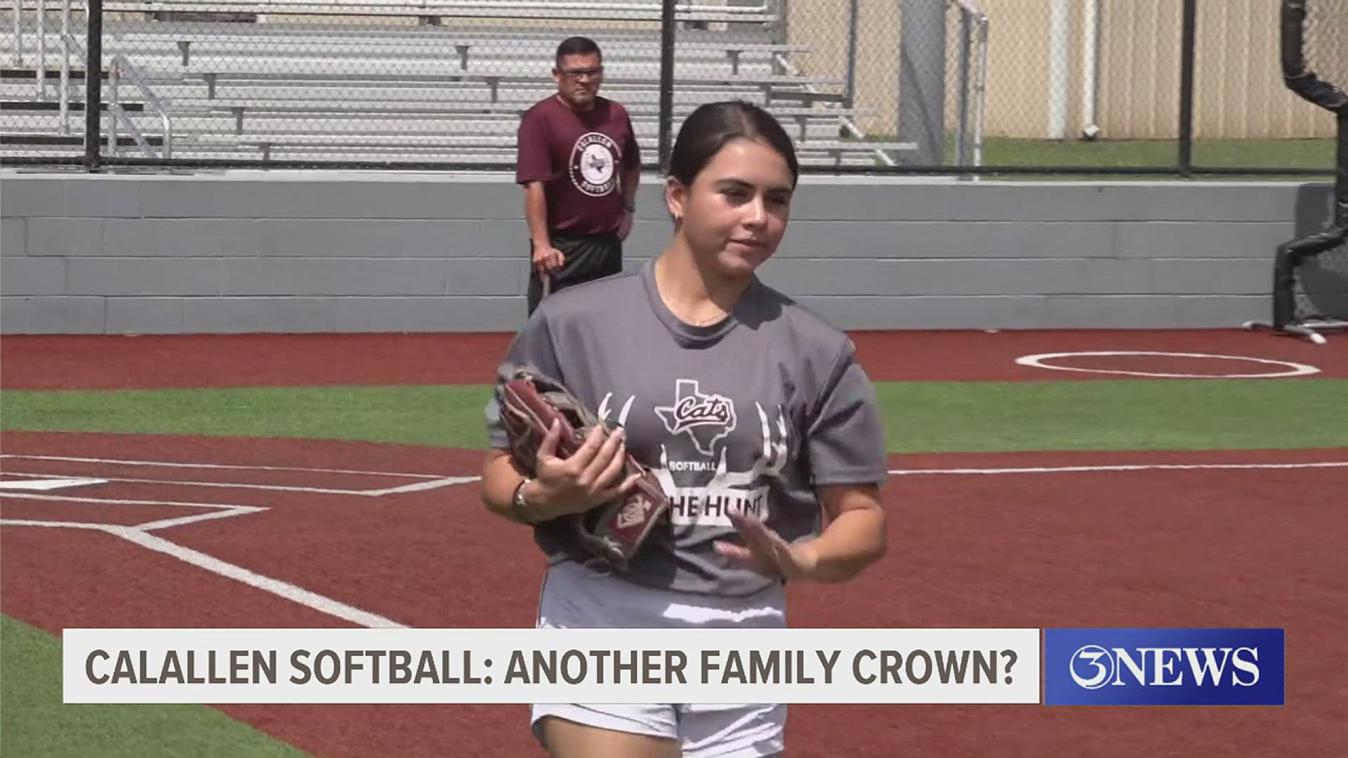 Flores and her aunt, Calallen Head Coach Teresa Flores Lentz, will look to win a second-straight state title on Saturday.