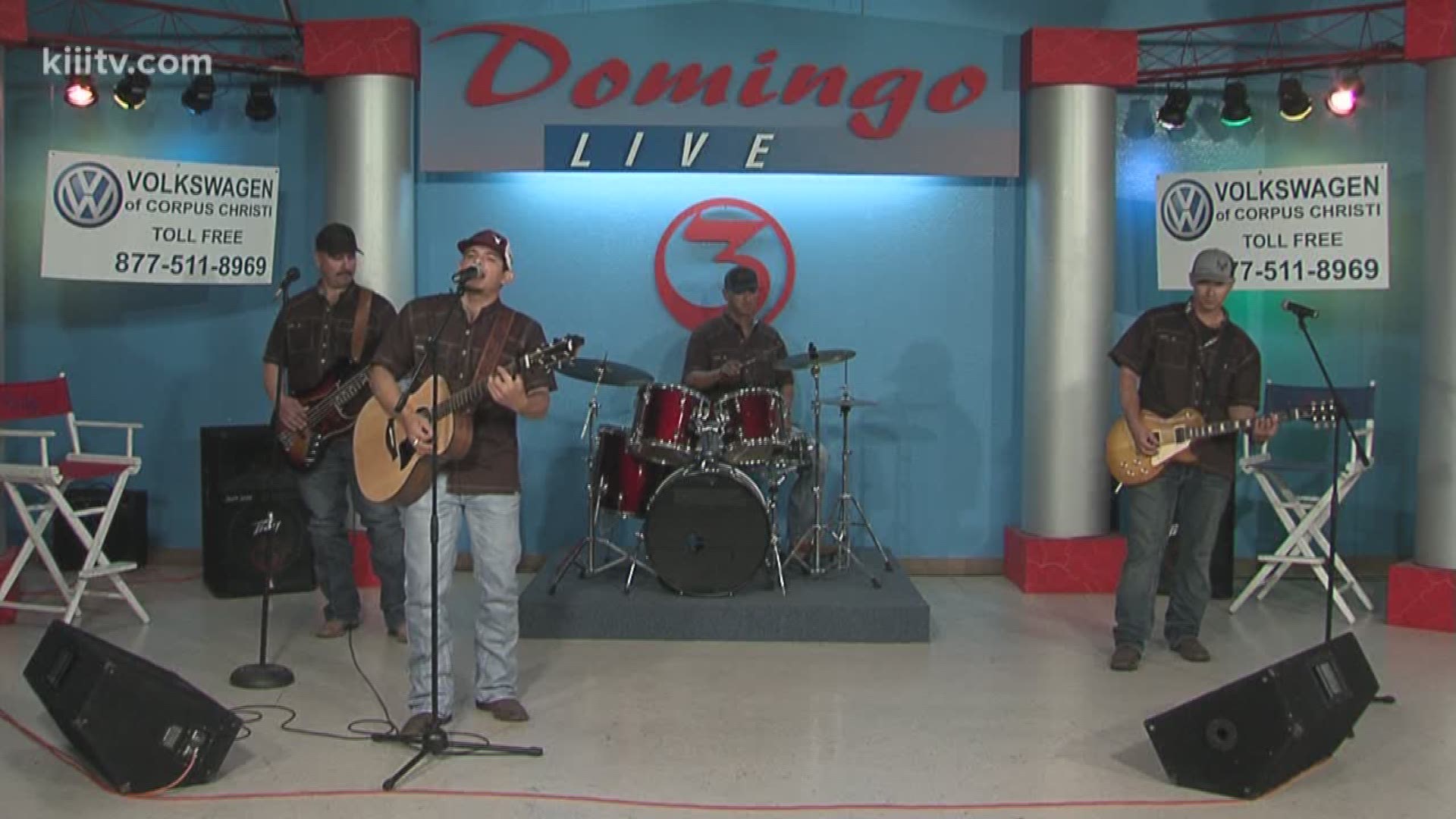 The Brush Country Band Performing "Highway 339" on Domingo Live!