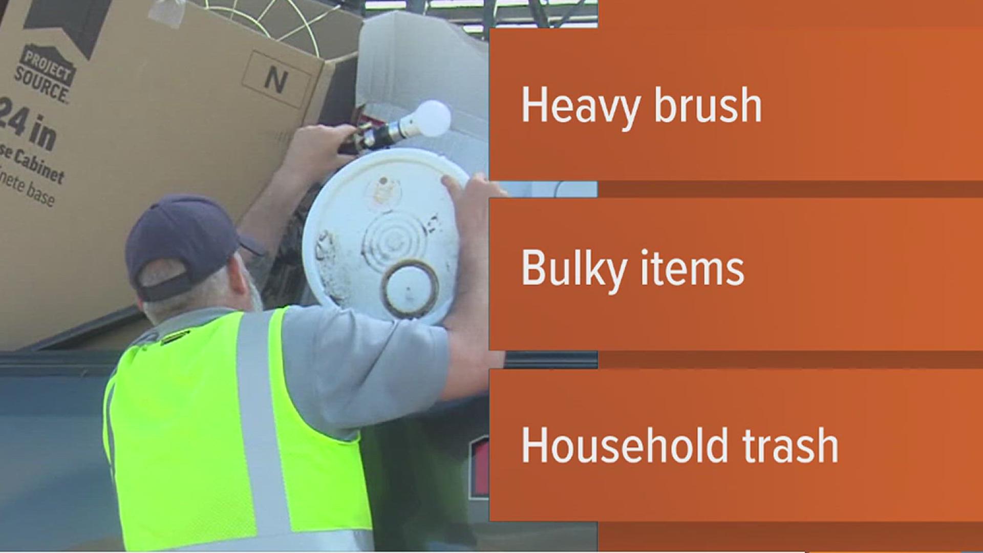 Litter Critter clean-up events help residents get rid of heavy brush, bulky items and household trash. 