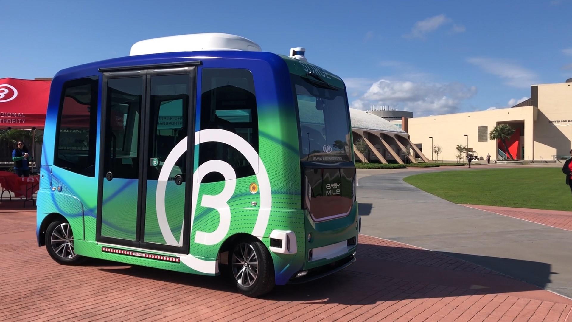 Students at Texas A&M University-Corpus Christi will have a new way to get around campus with the unveiling of the new autonomous shuttle.