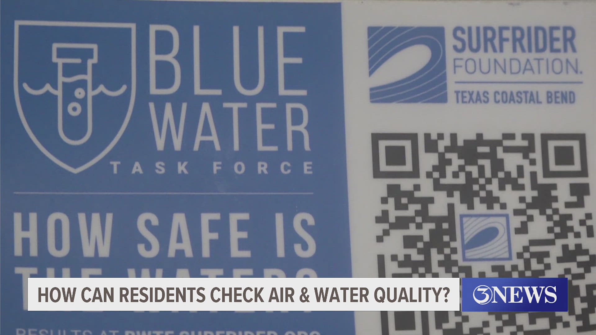 You can check air quality levels by visiting the Coastal Bend Air Quality Partnership, the Surfrider Foundation or the TCEQ website.