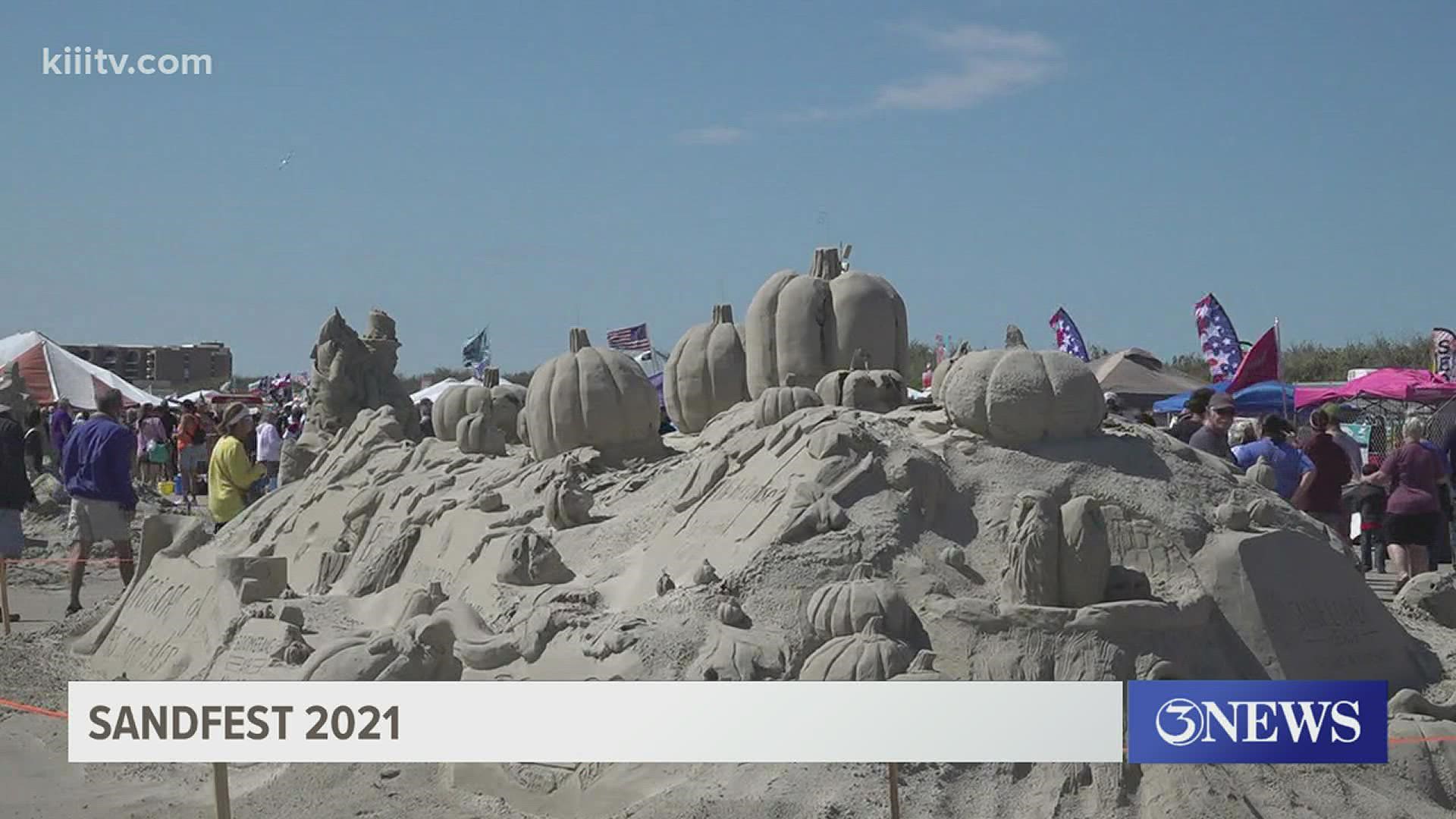 According to Texas Sandfest Board Member Rene Cano, crowds from all over came to be a part of the festivities.