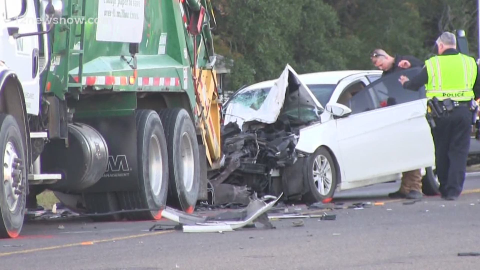 Worker on back of Waste Management truck killed in Orange crash ...