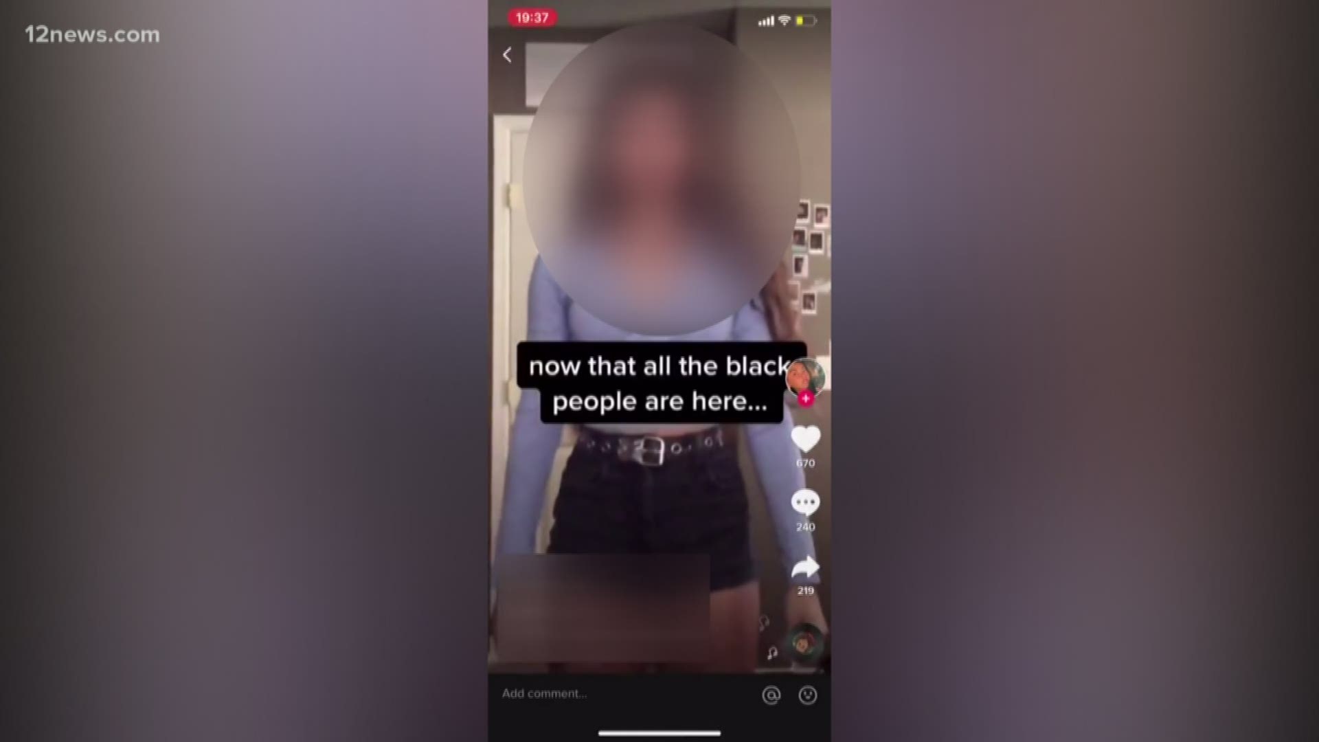 Gilbert Teen Apologizes For Racist Tiktok That Went Viral Kiiitv Com - robloxian highschool on twitter take a closer look at some