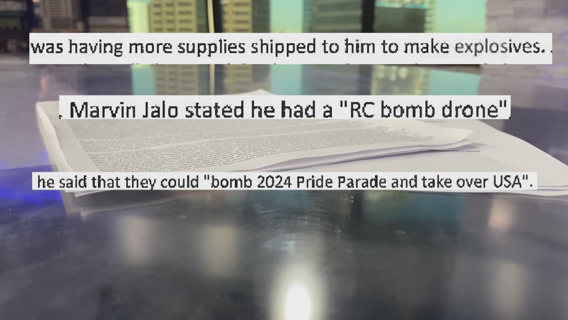 The teen reportedly learned how to make explosives in online chats and had the materials to do so shipped to him.