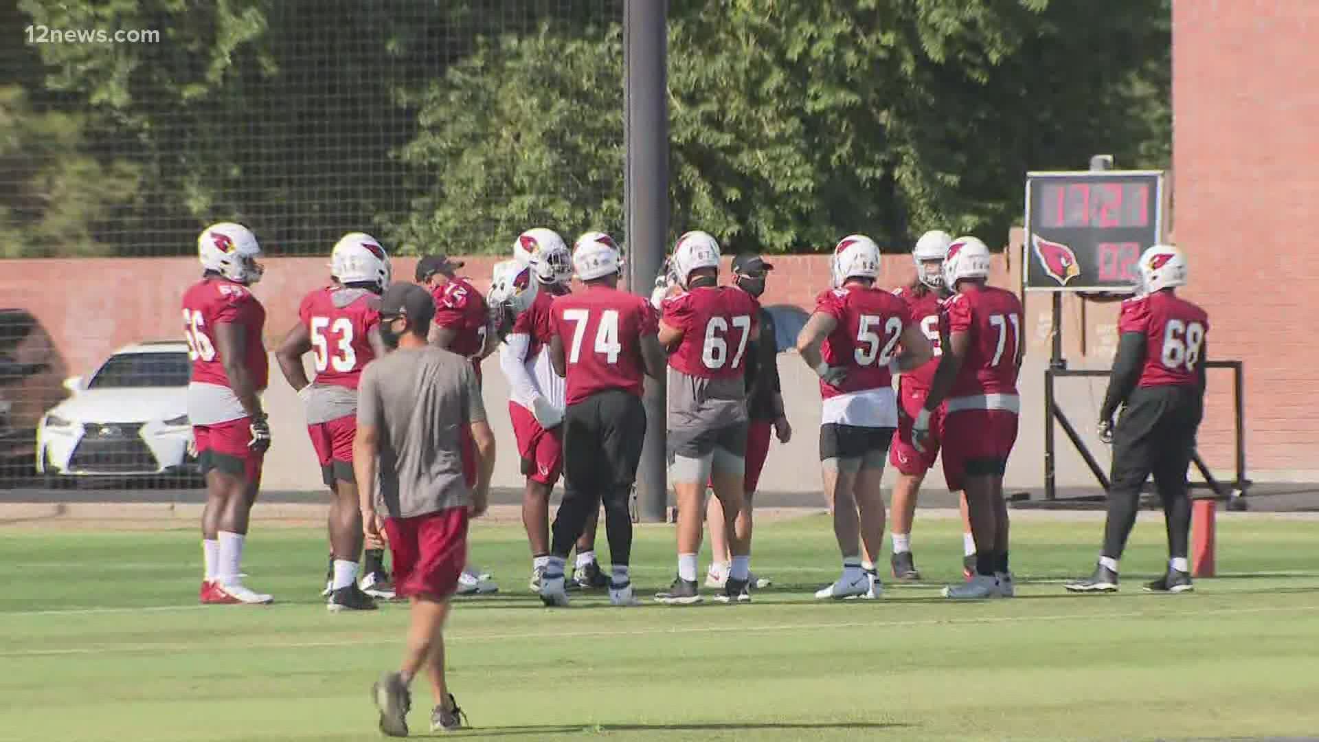 The two Arizona Cardinals players who tested positive for COVID-19 were starting cornerback Byron Murphy and linebacker Devon Kennard.