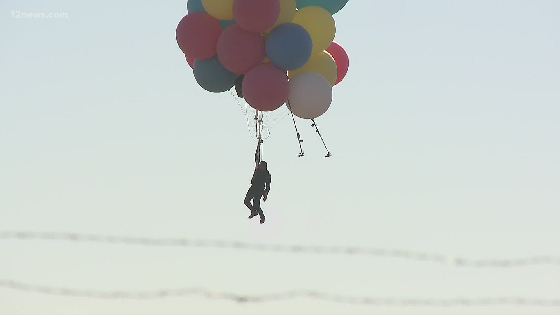 All eyes were on the skies in Page, AZ Wednesday. World famous magician David Blaine pulled off his increadily floating stunt, "Ascension".