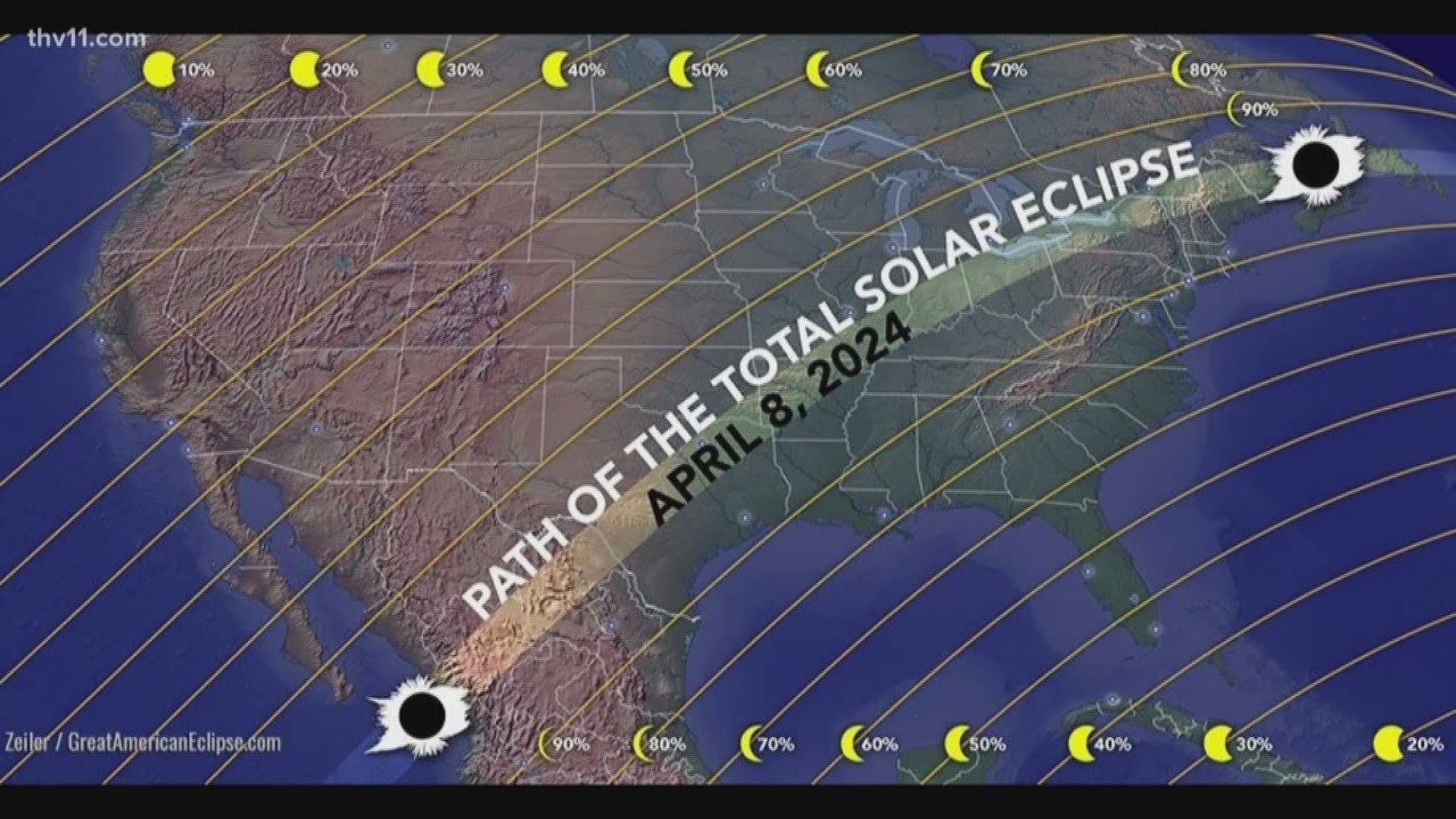 April 8th 2024 Solar Eclipse Path Of Totality In The Birgit Sharyl