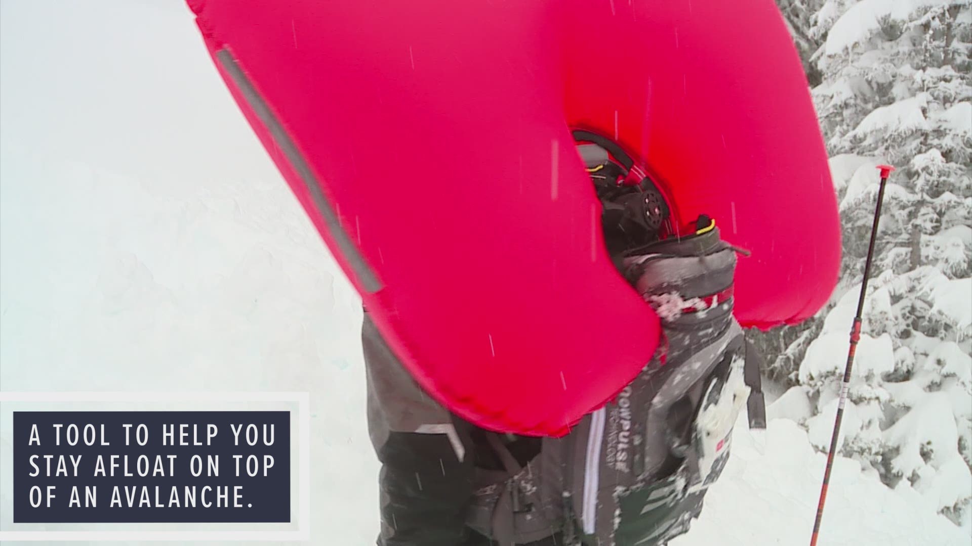 WATCH See how an avalanche airbag works