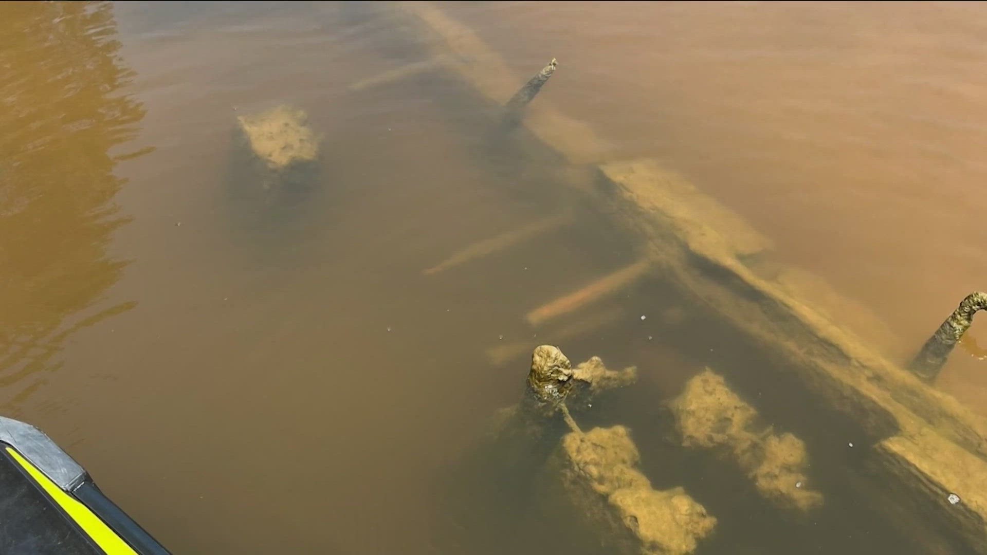 Drought reveals sunken wooden ships in Neches River | kiiitv.com