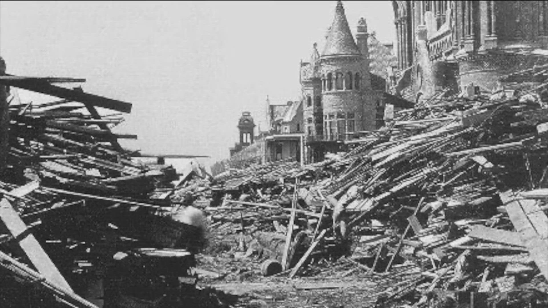 After the hurricane, there was no space to bury the dead, so the bodies were loaded on barges and sent out to sea – only for them to wash ashore again later.