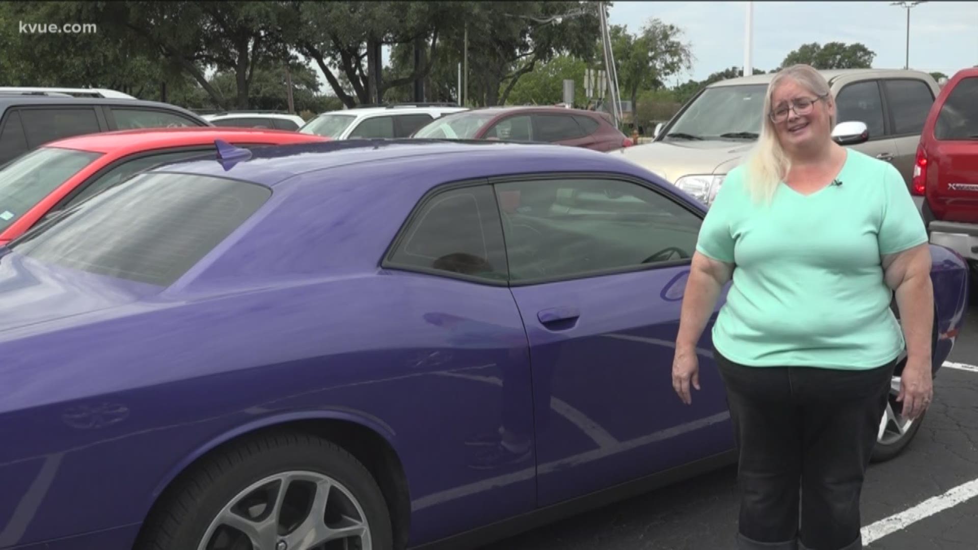 Holly Nemchin has pumped gas at the same Circle K Valero store off Highway 71 in Oak Hill for nine years. She's frustrated after a diesel mishap damaged her car.