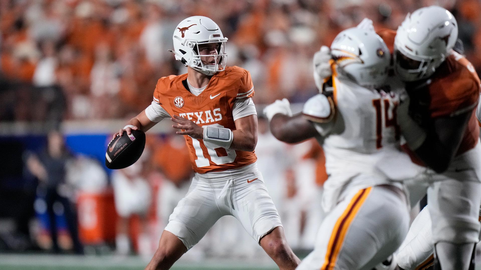 The Longhorns will go an entire month without hosting a game at DKR.