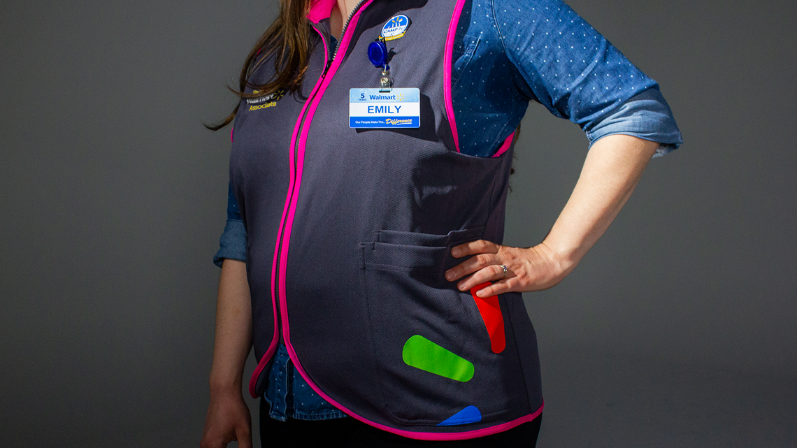 Iconic blue Walmart vests get 'upgrade' with new fabric made from