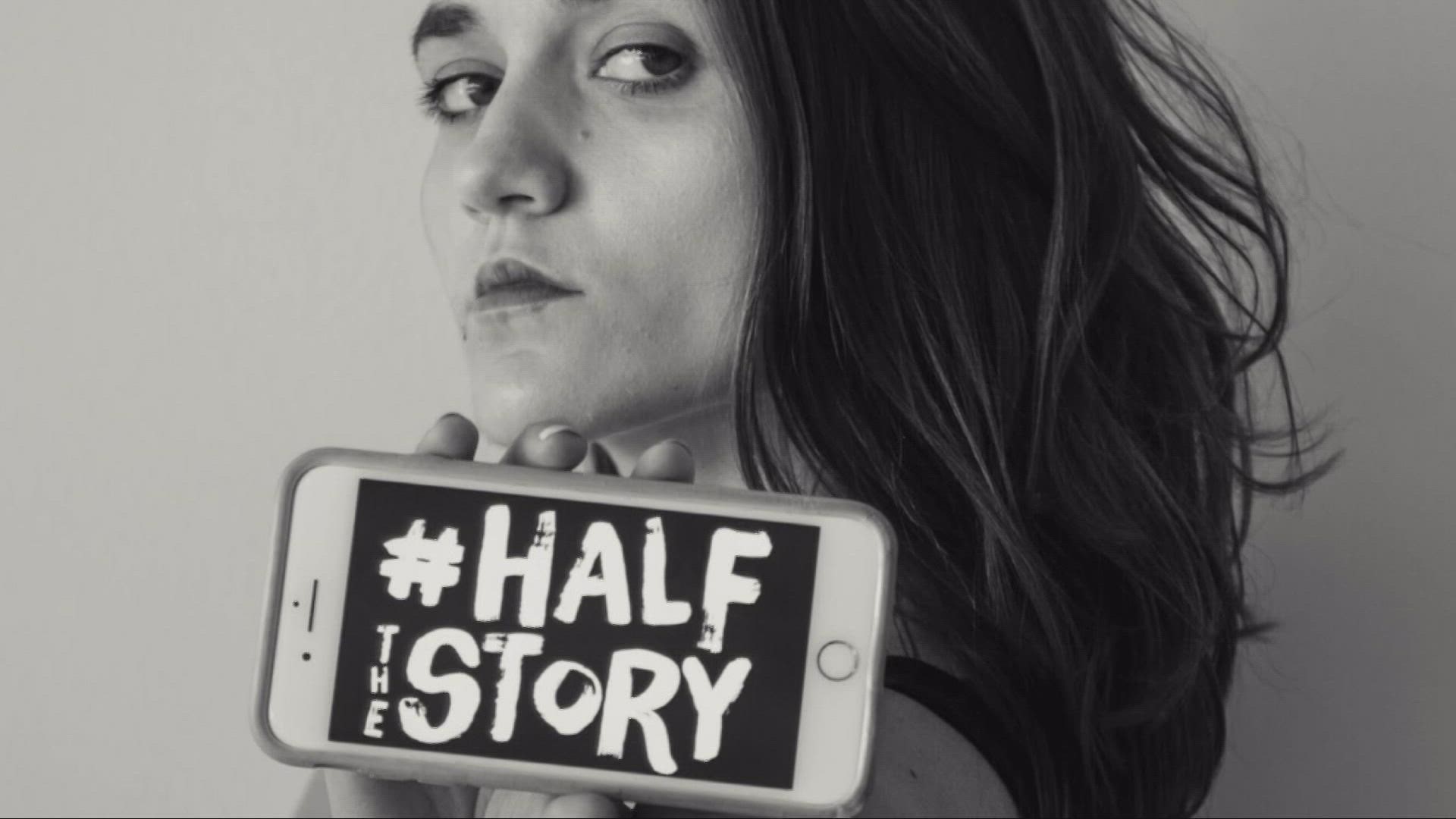 After facing technology addiction, Larissa May said she founded #HalfTheStory Life Unfilered as non-profit to empower kids and teens relationship with social media.