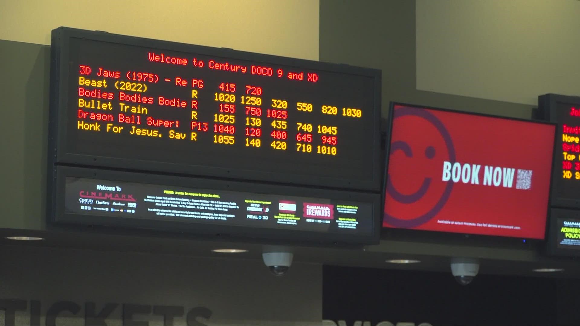 People in the Sacramento area looking to beat the heat could participate in the first National Cinema Day, where certain chains offered $3 movie tickets.
