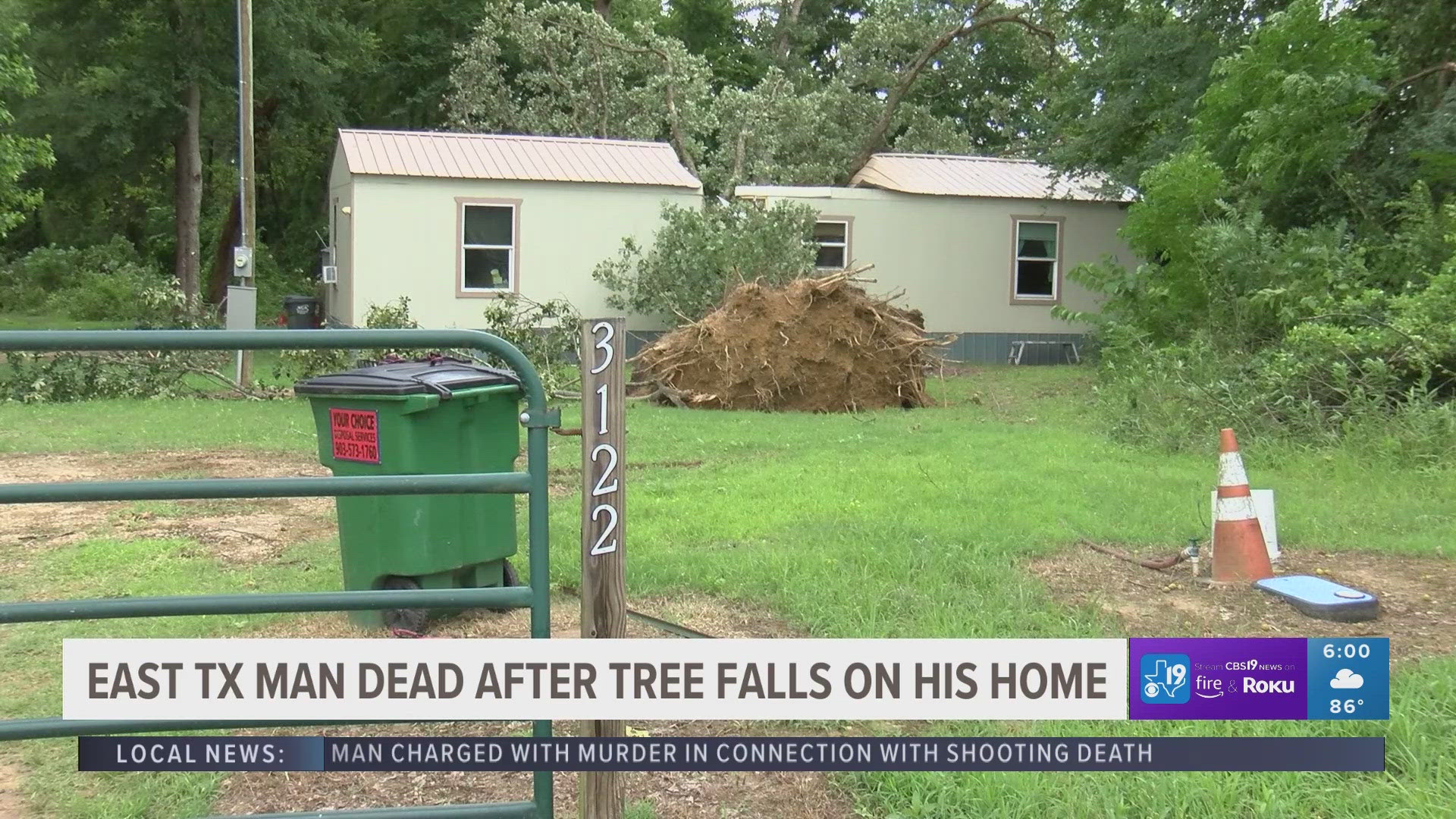 East Texas man dies, mother injured after tree falls on home during ...