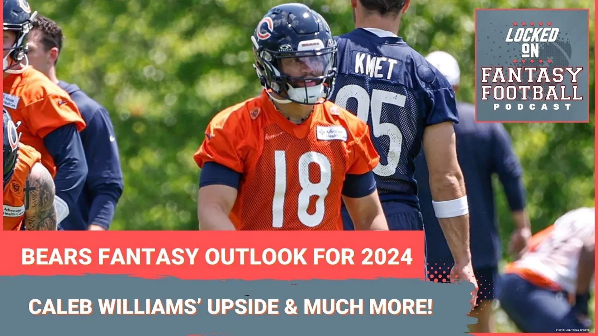 Chicago Bears fantasy outlook for 2024 season Caleb Williams, Rome