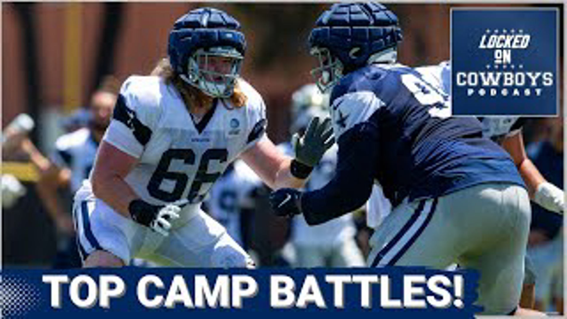 The Dallas Cowboys have several intriguing training camp battles heading into the summer. Could T.J. Bass actually beat out Cooper Beebe for the starting center job?