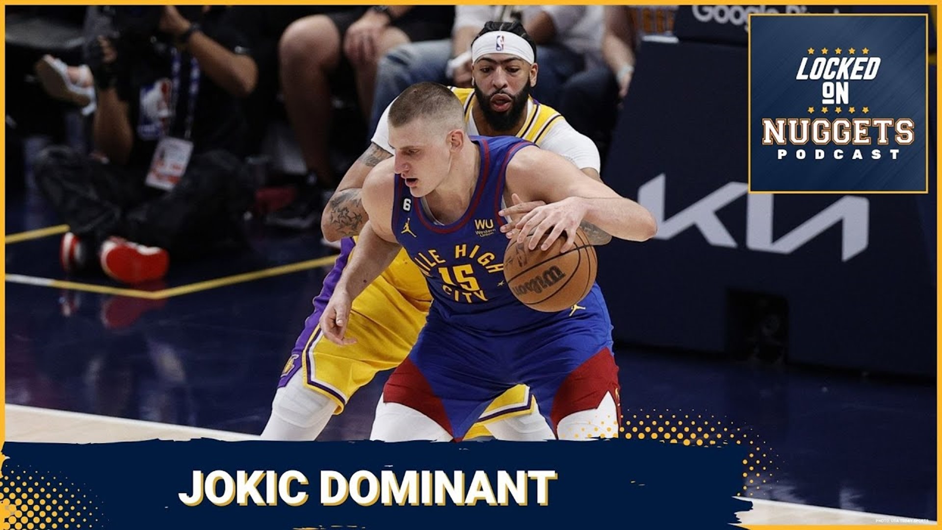 The Nuggets get out to a monster lead vs. the Lakers in Game 1 behind a dominant, all-time performance from Nikola Jokic.