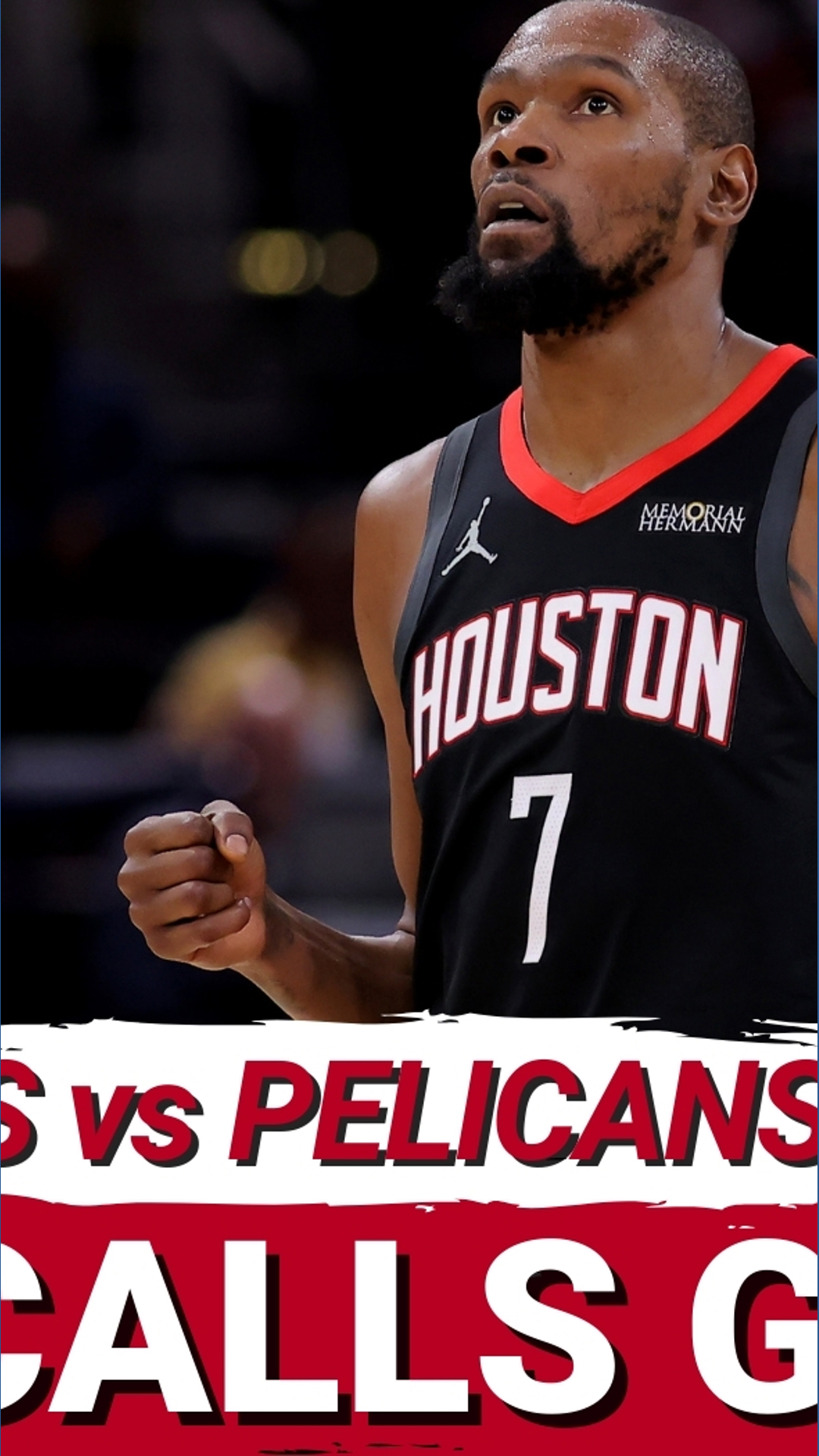 Kevin Durant CALLS GAME As Rockets RALLY Late Vs Pelicans, Amen ...
