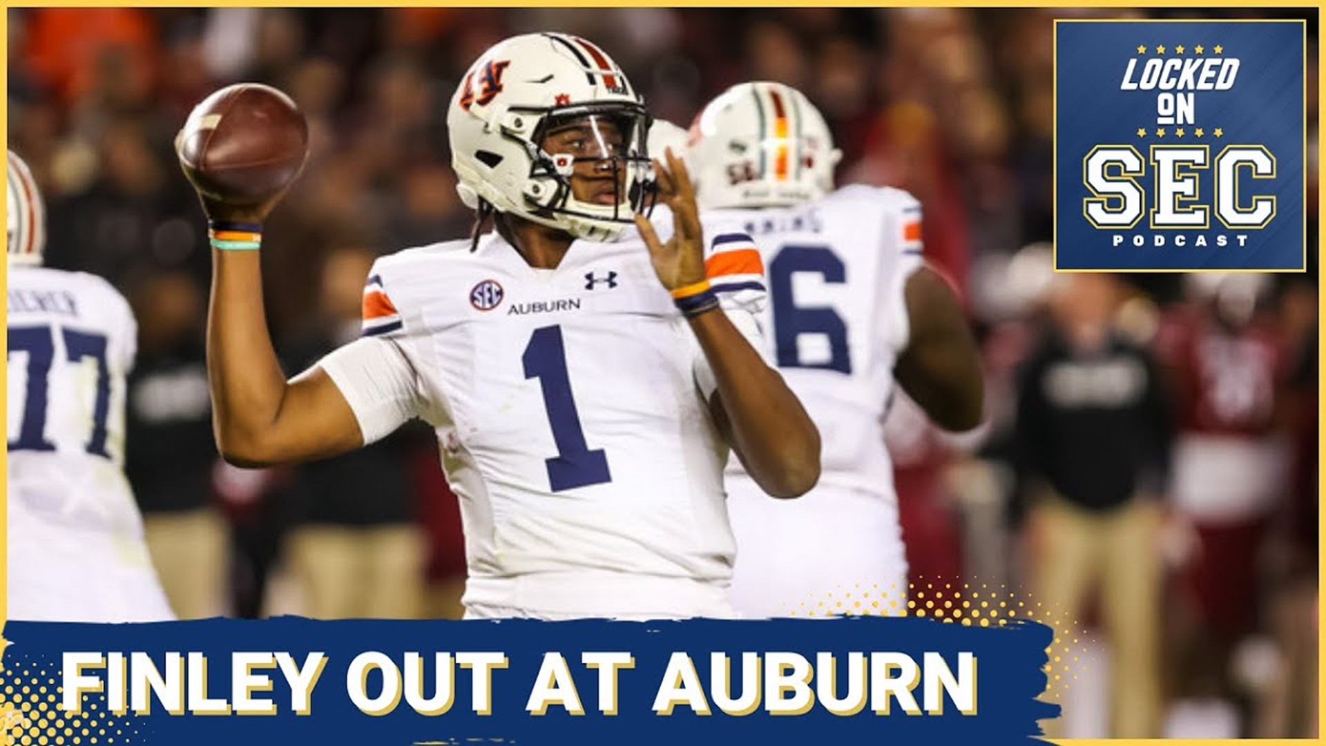 TJ Finley Leaving Auburn, Nussmeier Stays at LSU, Arkansas OL Ty’Kieast Crawford Joins the Show