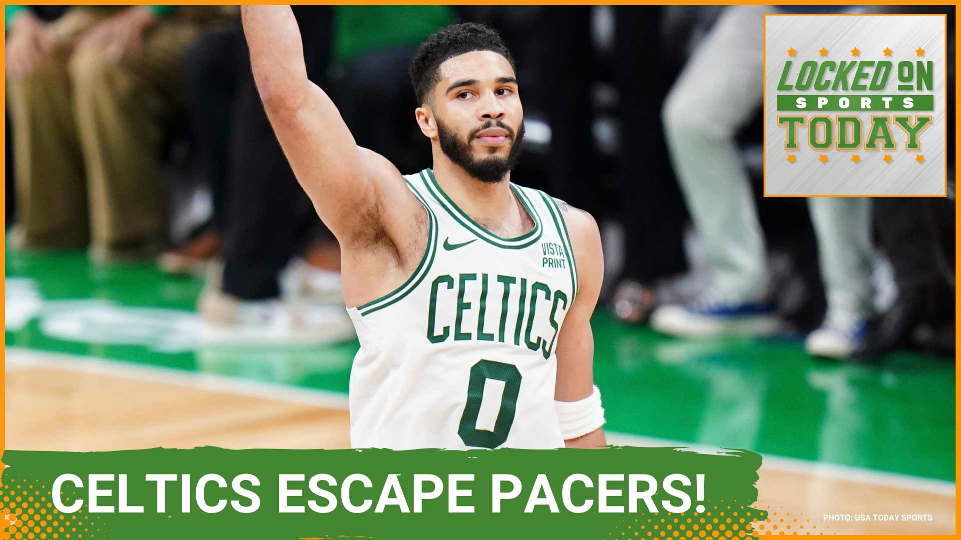 The Boston Celtics escape Game one with a win thanks to some sloppy Pacers play late. Also, the T-Wolves enter the Conference Finals with momentum.