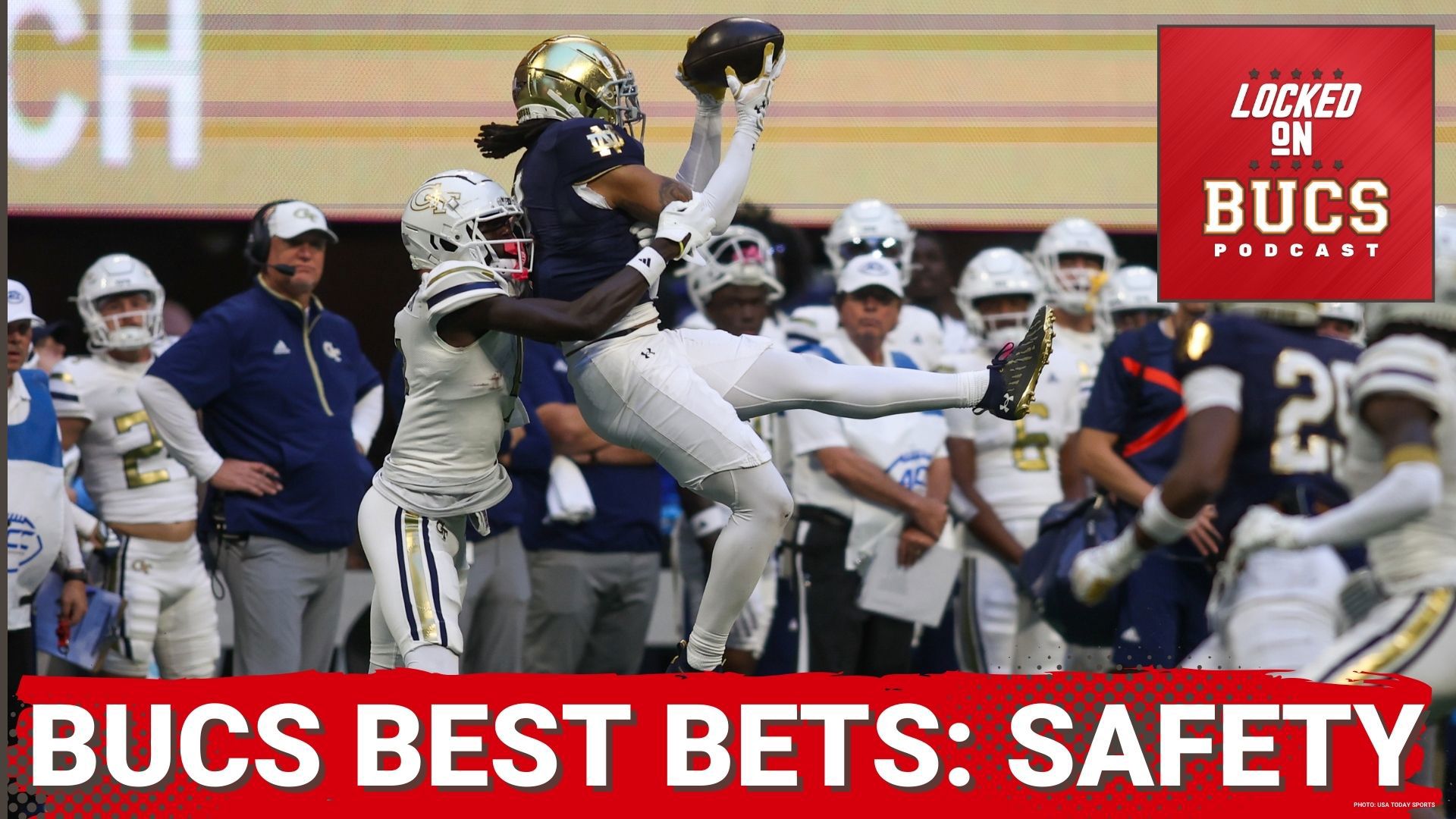 If the Buccaneers use one of their top picks on a safety, the only two that should be in the conversation are Malaki Starks and Xavier Watts