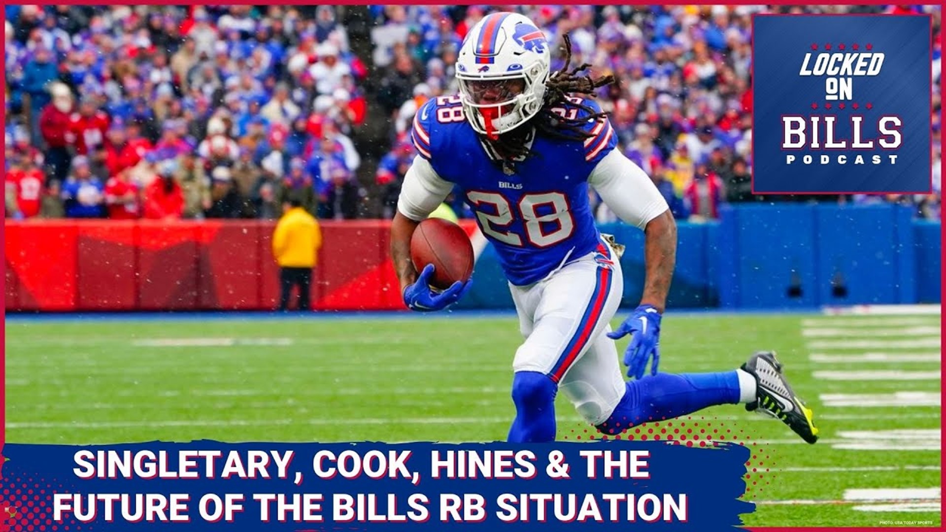 Buffalo Bills Running Back James Cook Editorial Stock Photo - Stock Image